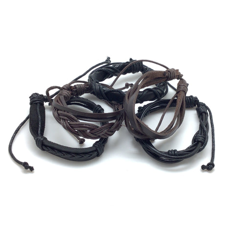 Leather Bracelets - Price per Each Piece